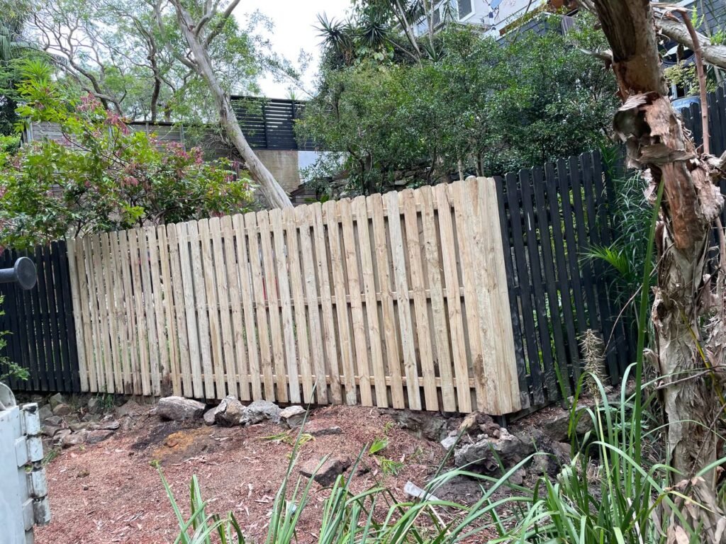 timber fence repair in chatswood