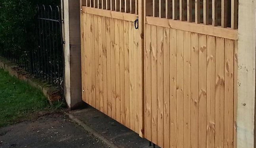 wooden gates proper care