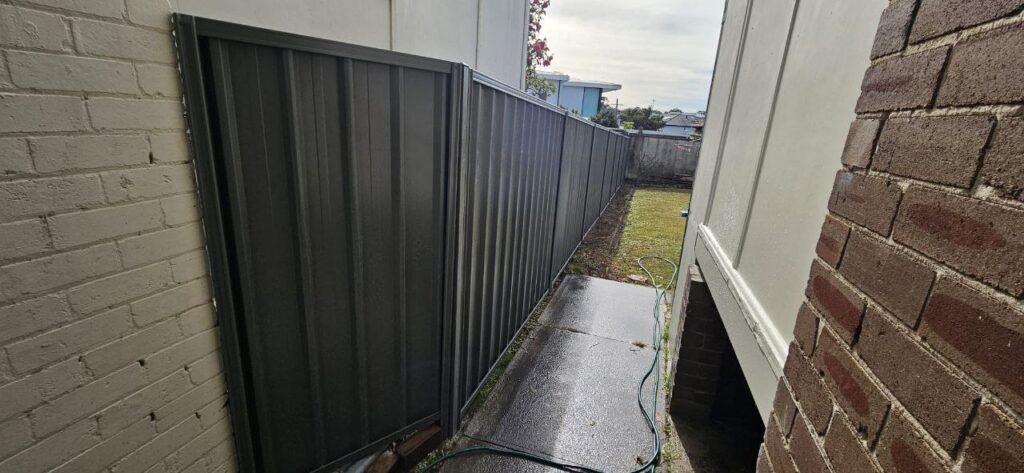 colorbond fence installation