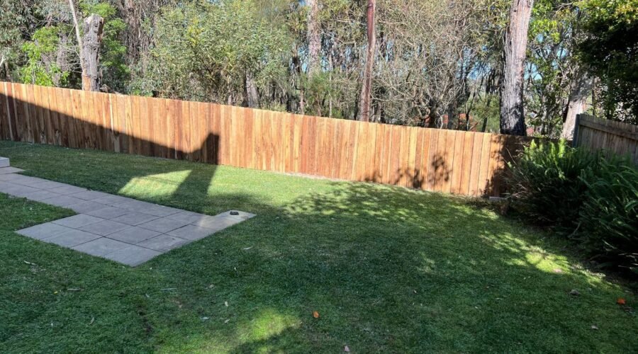 hardwood timber fence in sydney