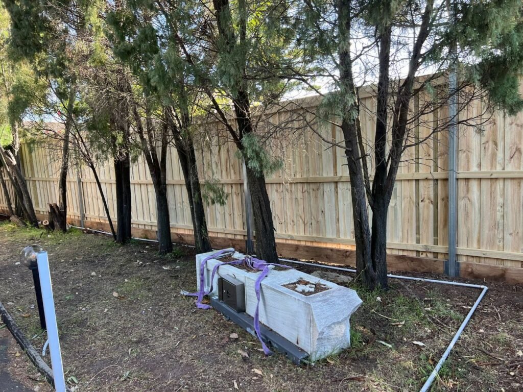 Timber fence installation in Sydney area