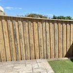 Lapped and capped fence installation in North Sydney
