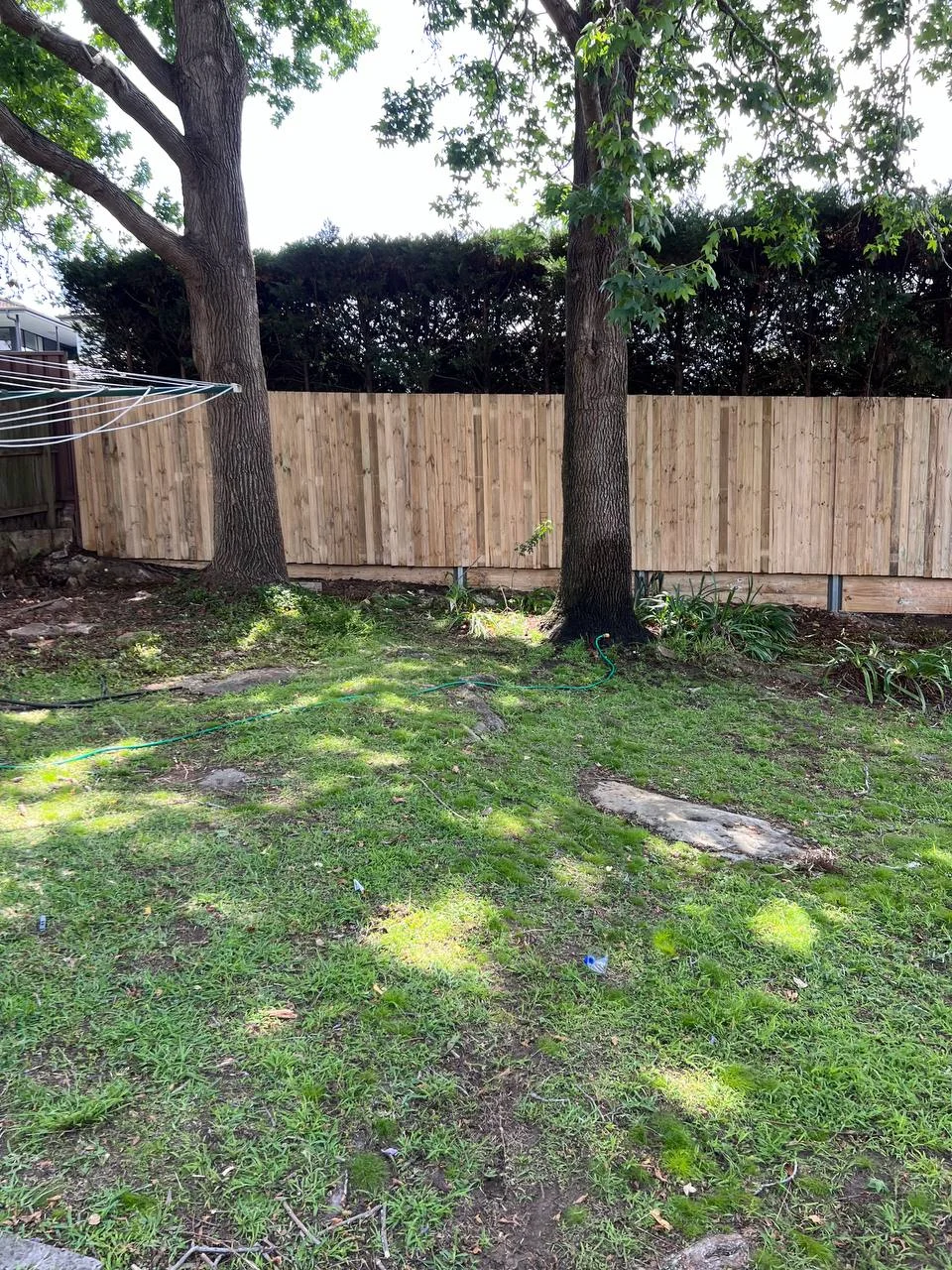 timber fence replace